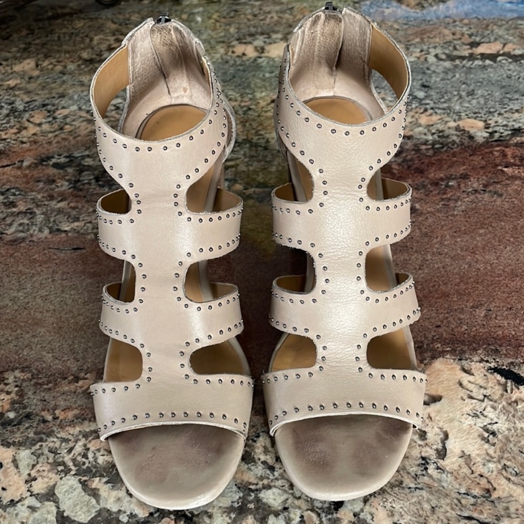 Lucky Brand Open Toed Strapped Heels